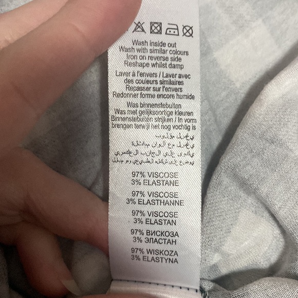 New Look - Black and White Checkered Dress - Size 10 - Picture 6 of 6